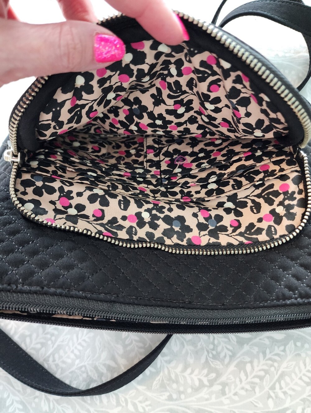 Vera Bradley Women's Microfiber Little Hipster Crossbody Purse with RFID Protect - Picture 13 of 13